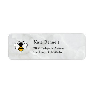 Honey Business  Return Address Label