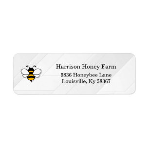 Honey Business Return Address Label