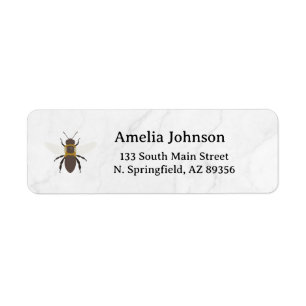 Honey Business  Return Address Label
