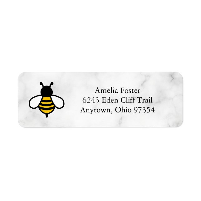 Honey Business Return Address Label (Devant)