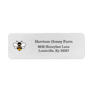 Honey Business Return Address Label