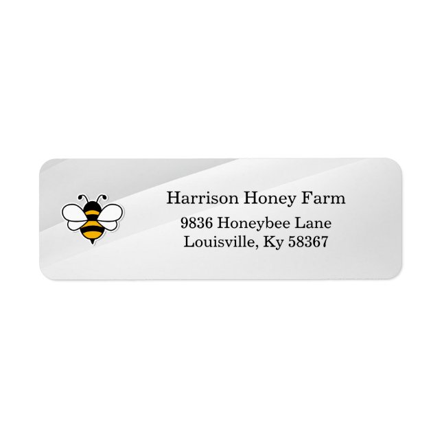 Honey Business Return Address Label (Front)