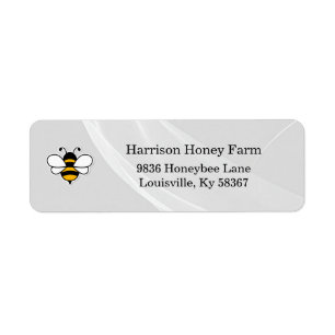 Honey Business Return Address Label