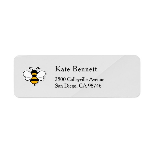 Honey Business  Return Address Label (Front)