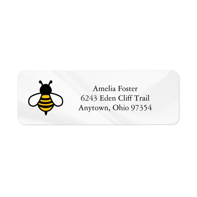 Honey Business Return Address Label (Front)