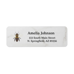 Honey Business  Return Address Label