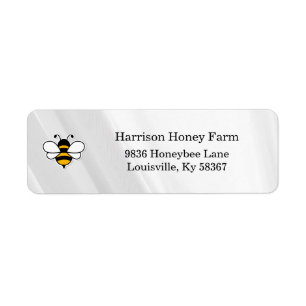 Honey Business Return Address Label