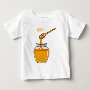 Honey cartoon illustration baby T-Shirt