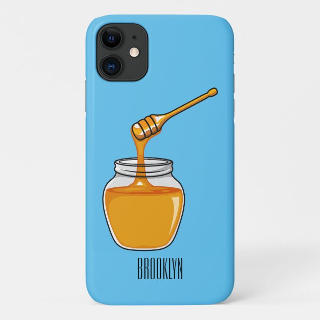 Honey cartoon illustration  Case-Mate iPhone case (Back)
