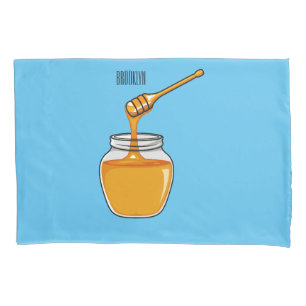 Honey cartoon illustration  pillowcase