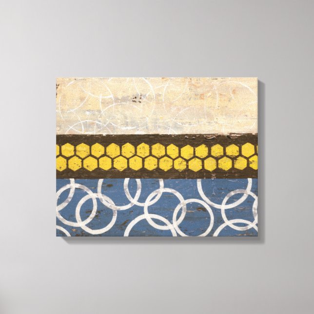 Honey Comb Abstract I Canvas Print (Front)