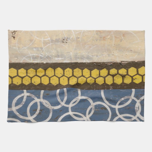 Honey Comb Abstract I Kitchen Towel (Horizontal)