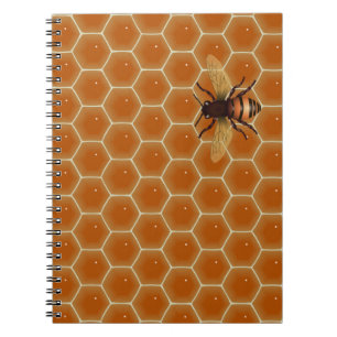 Honey Comb and Bee Notebook