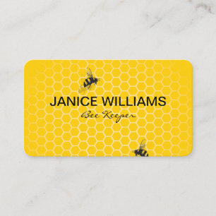 Honey Comb / Bee Keeper Business Card
