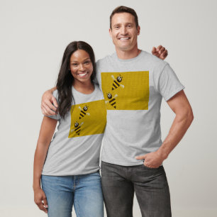 Honey Comb Yellow Gold  Bee Bees Pattern Art T-Shirt