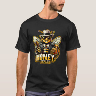 Honey Dealer Pollinator Beekeeper Honeycomb Apicul T-Shirt