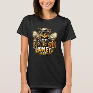 Honey Dealer Pollinator Beekeeper Honeycomb Apicul T-Shirt