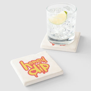 honey dip stone coaster