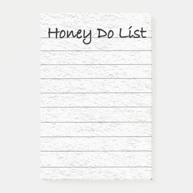 Honey Do List Post-it Notes (Front)