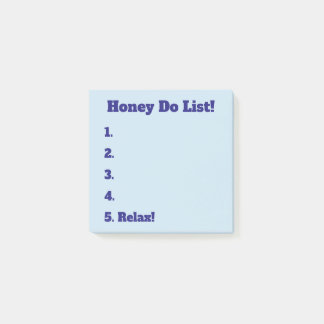 Honey Do List Sticky Notes