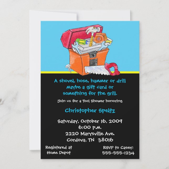 Honey Do Tool Bridal shower Invitation (Front)