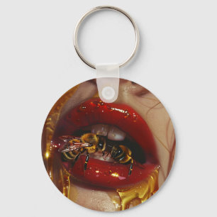 Honey Drip Beauty – Sensual Golden Portraits of Wo Keychain