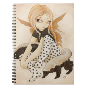 Honey- fairy with honey badgers notebook