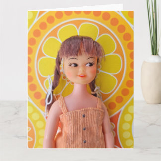 Honey Flower Power Yellow and Orange Card