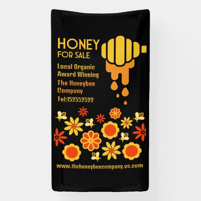 Honey For Sale Banner (Vertical)