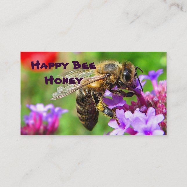 Honey for Sale Business Card (Front)