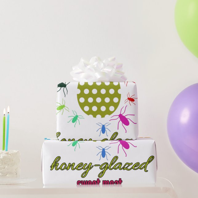 honey-glazed sweet meat wrapping paper (Party Gifts)