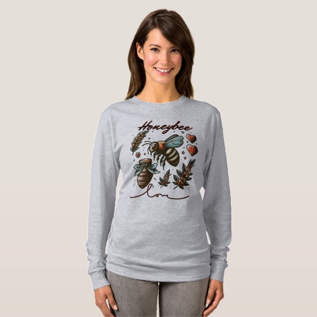 Honey Hive Beekeeping  T-Shirt (Front Full)