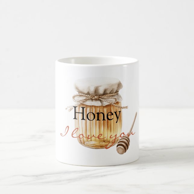 Honey, I Love You Coffee Mug (Center)