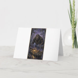 Honey Island Swamp Monster Halloween Card