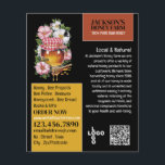 Honey Jar - Beeyard, Honey Farm Advertising Flyer<br><div class="desc">Honey Jar - Beeyard,  Honey Farm Advertising Flyers By The Business Card Store.</div>