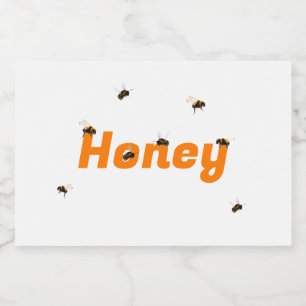 Honey Jar Food Label Set