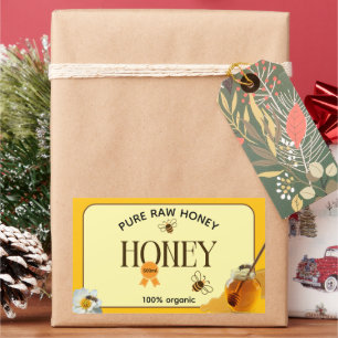 Honey Jar Honeybee Honeycomb Bee Apiary Sticker