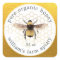 Honey Jar Label Honeybee Apiary Honeycomb Gold