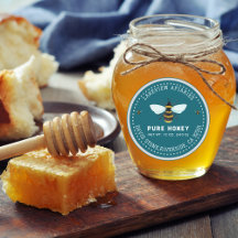 Honey Jar Labels | Pure Honey Custom Level