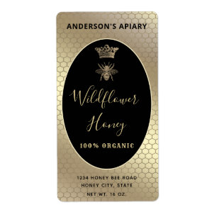 Honey jar script moderne queen bee