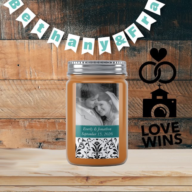 Honey Jelly Jar Labels Wedding Photo Labels (Creator Uploaded)