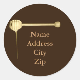 Honey Label Round Sticker