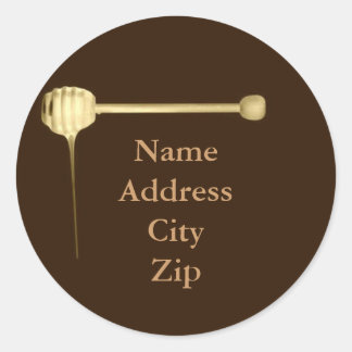 Honey Label Round Sticker