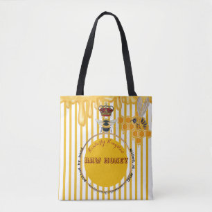 honey label tote bag