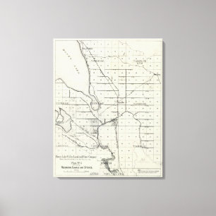 Honey Lake Valley Canvas Print