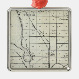 Honey Lake Valley Metal Ornament