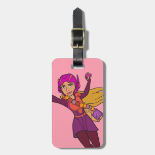 Honey Lemon Pink Suit Luggage Tag