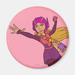Honey Lemon Pink Suit Magnet