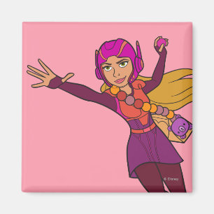 Honey Lemon Pink Suit Magnet