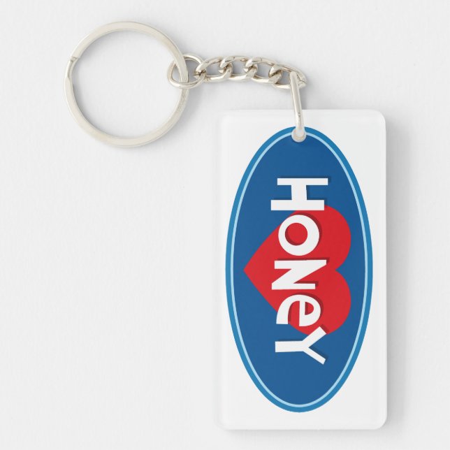 Honey Lover Keychain (Front)